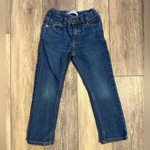 Levi's Dark Blue Denim Adjustable Jeans